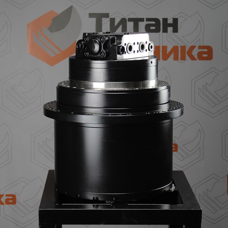 Редуктор хода в сборе с гидромотором для экскаватора Case CX210B Титан Техника